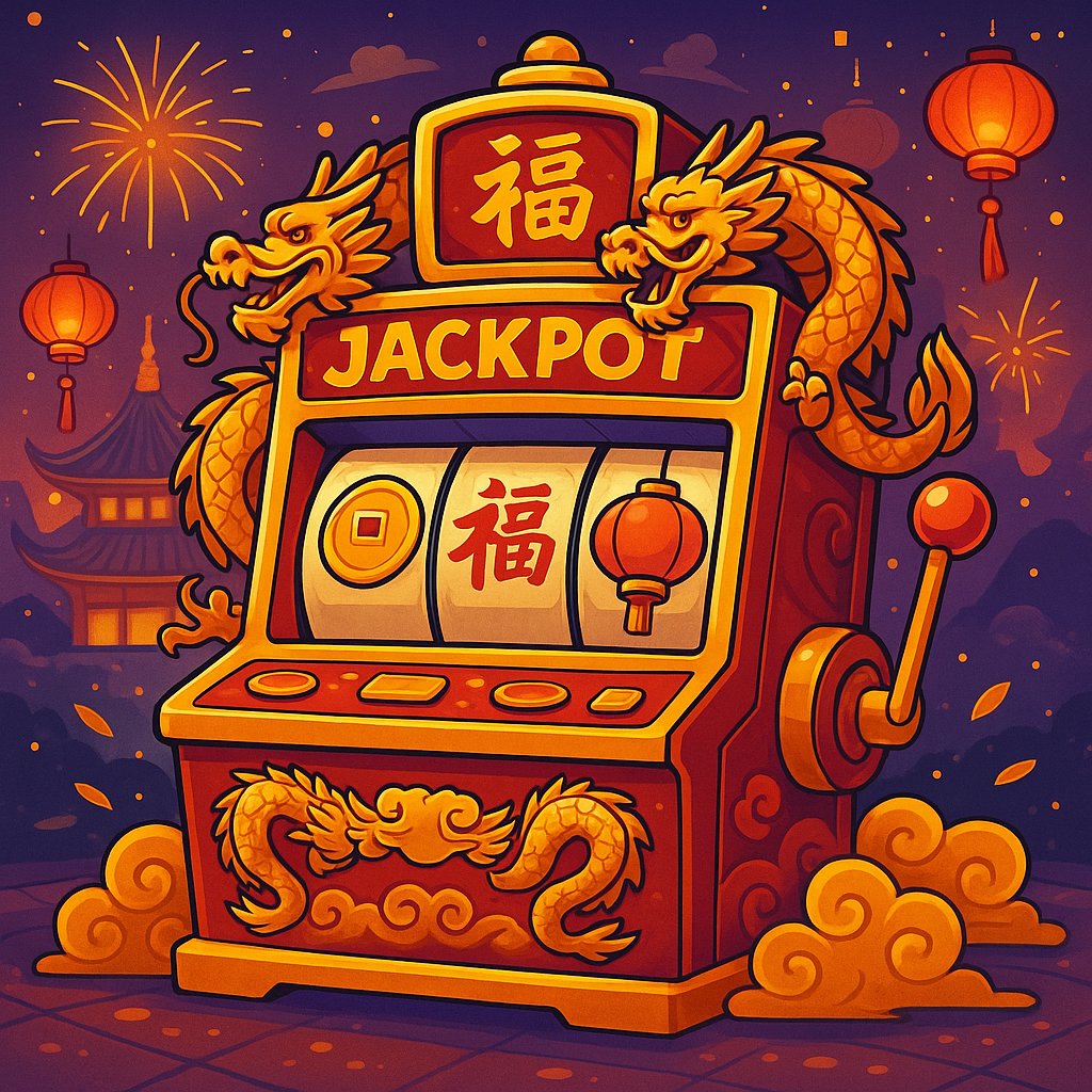 Lucky Neko hand ranking display and payout table
